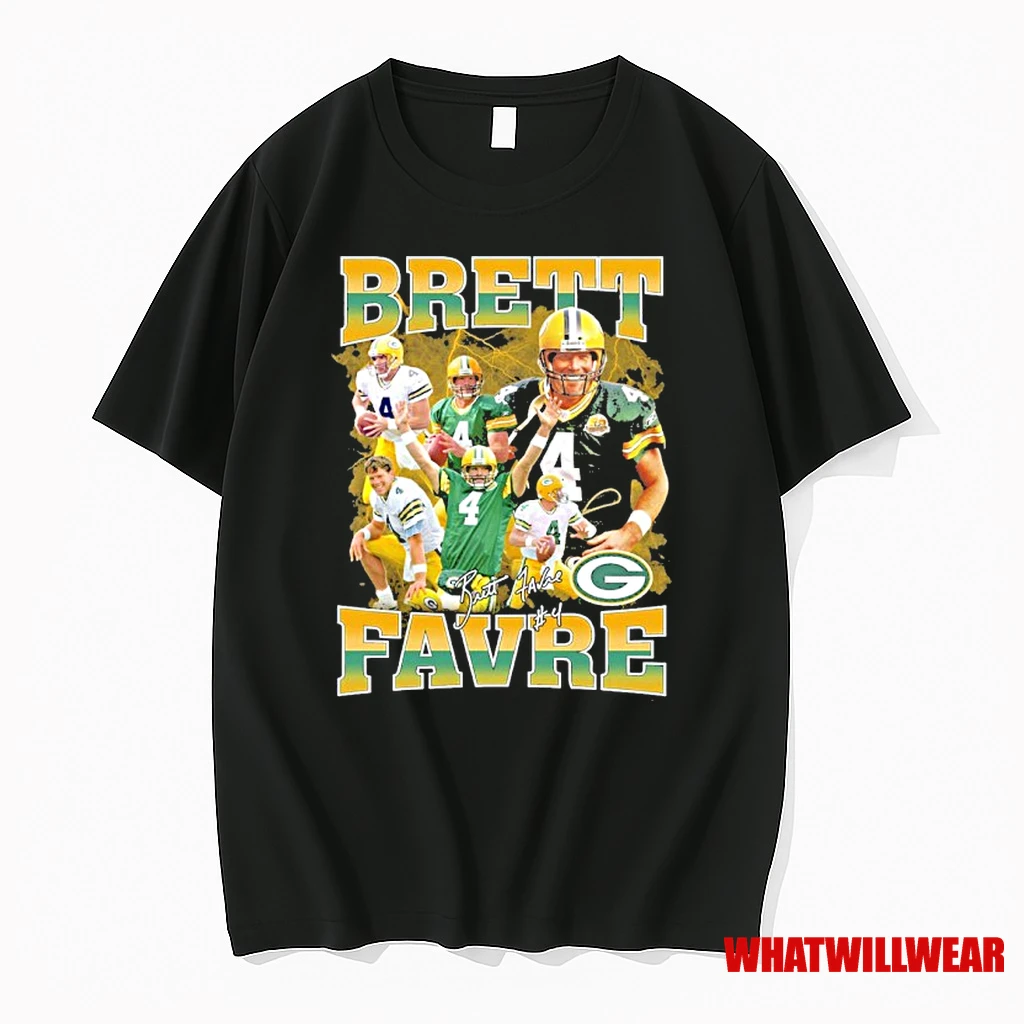 Brett Favre 4 Signature Player Shirts