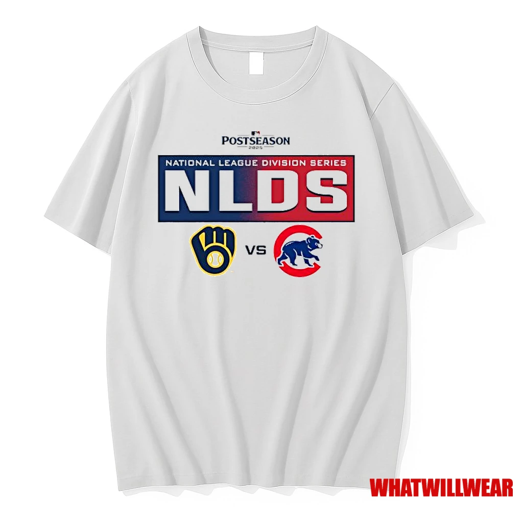 Brewers Vs Cubs 2025 Nlds Matchup Shirts