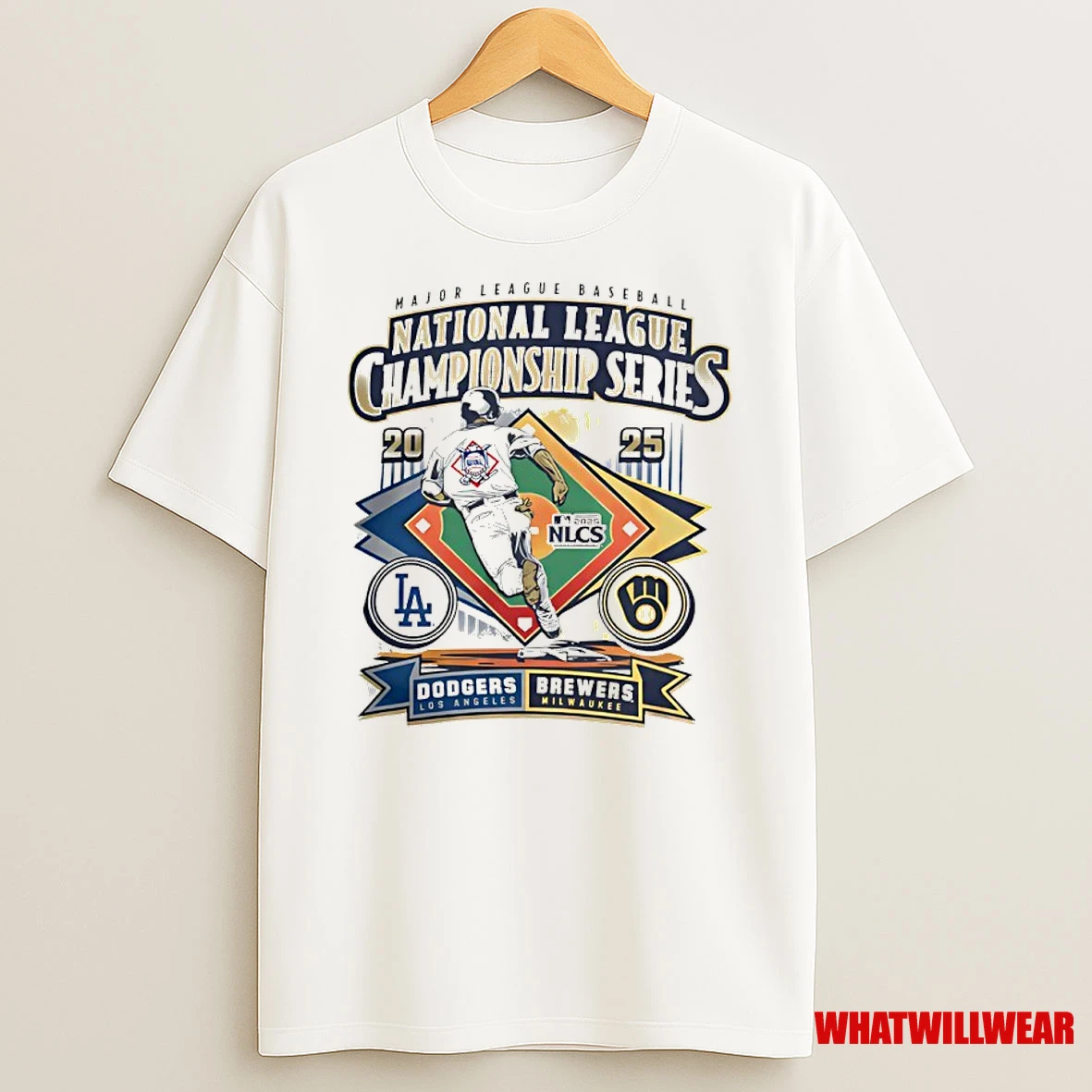 Brewers Vs Dodgers 2025 Nlcs Matchup Shirts