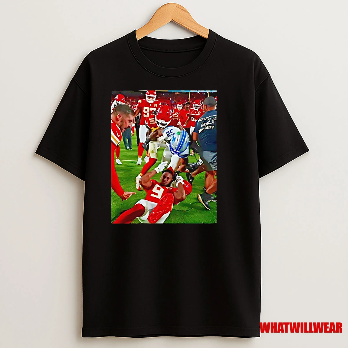 Brian Branch Slaps Juju Smith Schuster Kansas City Chiefs Vs Detroit Lions Shirts