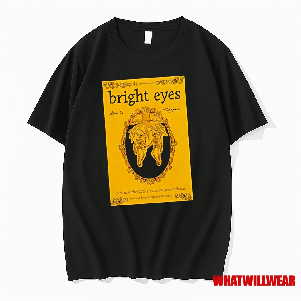 Bright Eyes Live In Singapore 27th November 2025 Scape The Ground Theatre Shirts
