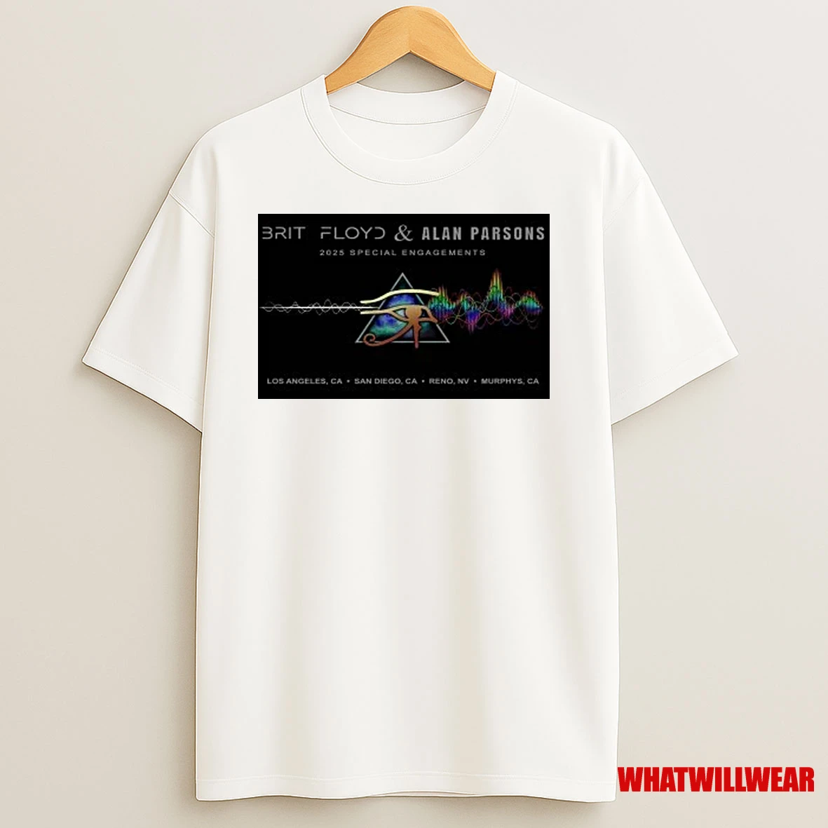 Brit Floyd Alan Parsons Tribute Show Shirts