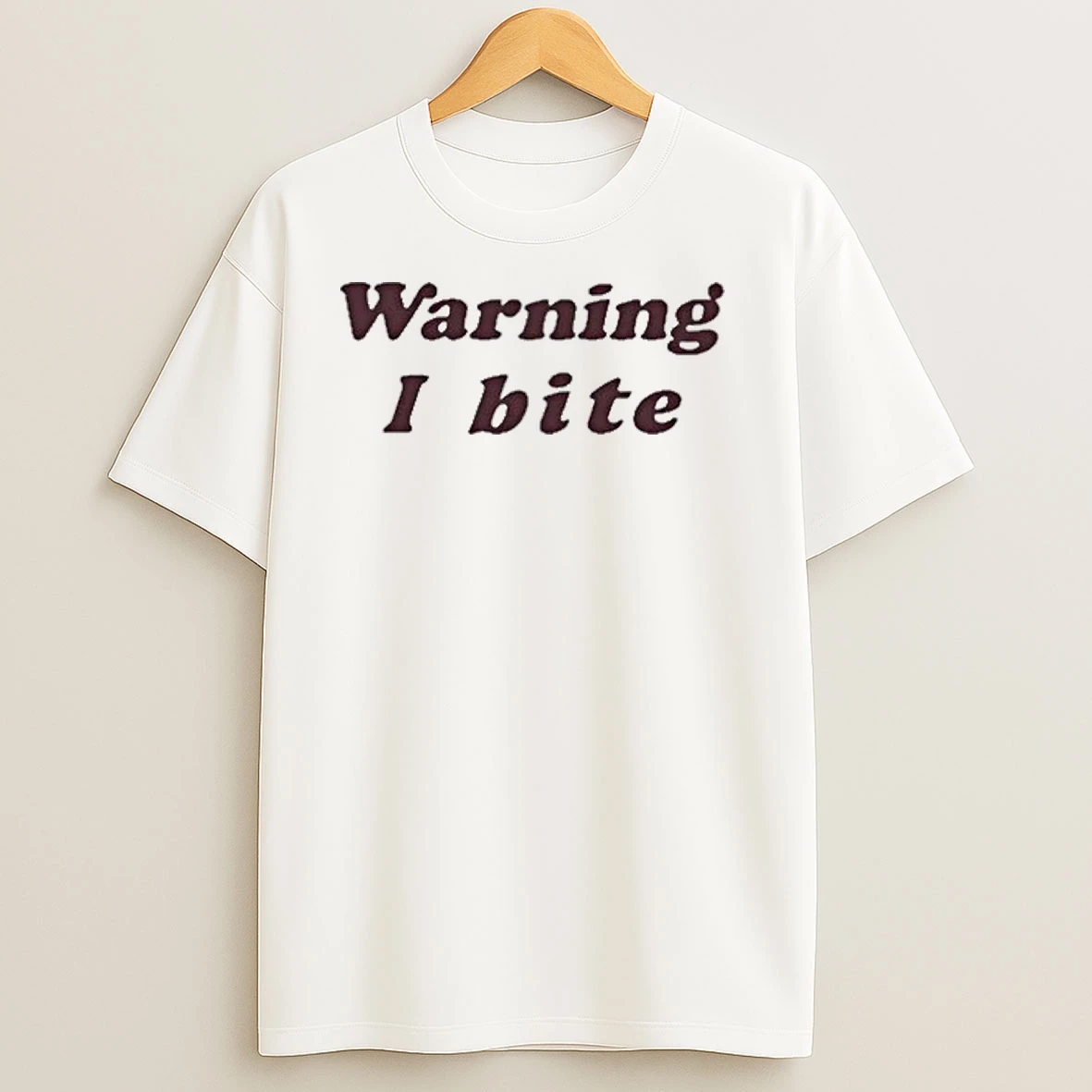Brooklynnmilly Wearing Warning I Bite 2025 Shirts