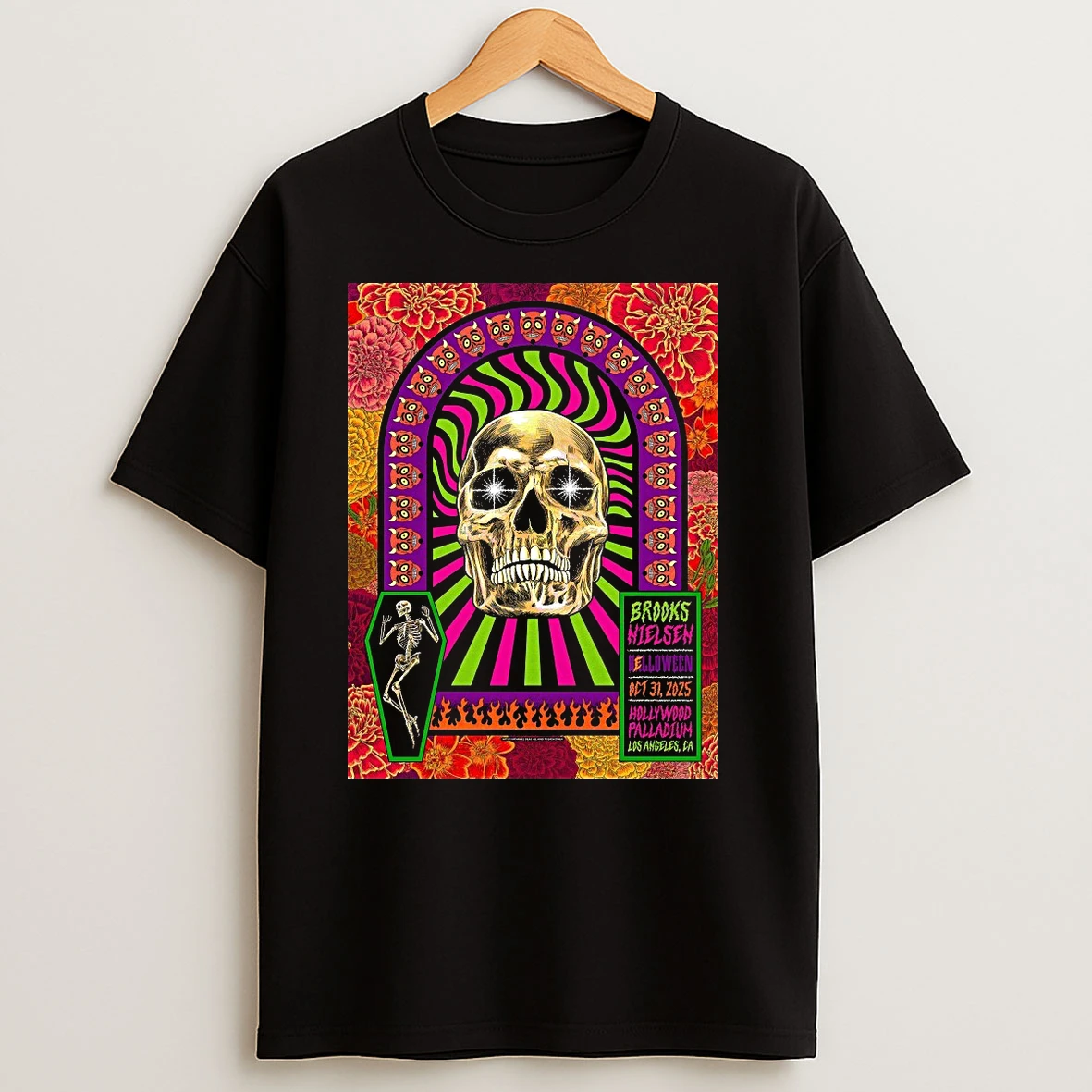 Brooks Nielsen Helloween Oct 31 2025 Hollywood Palladium Los Angeles Ca T Shirts