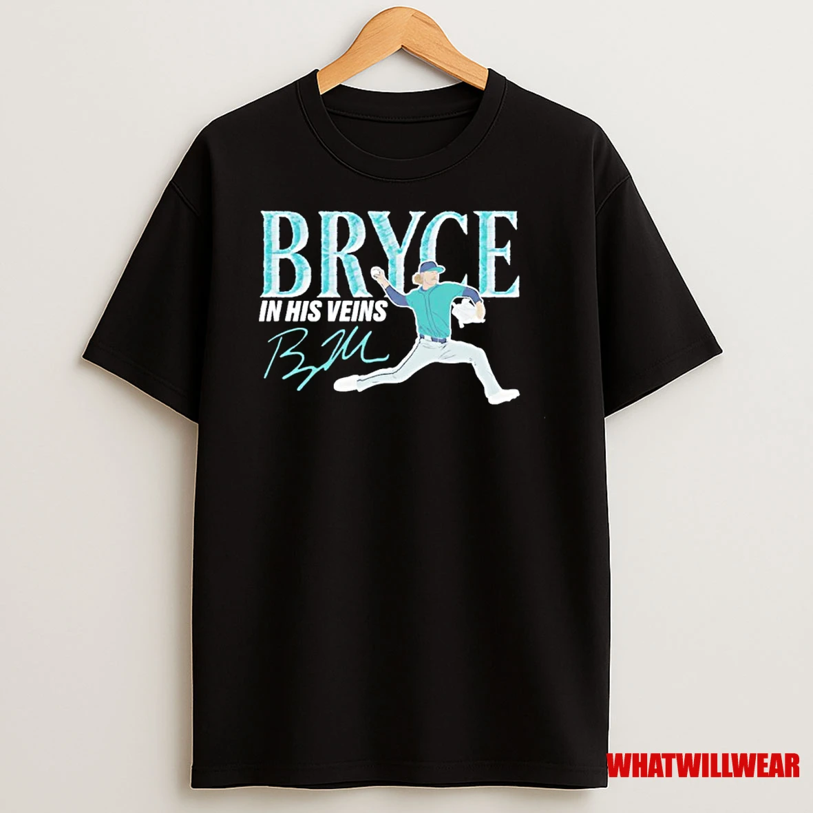 Bryce Harper Philadelphia Phillies In His Veins Baseball Signature Shirts