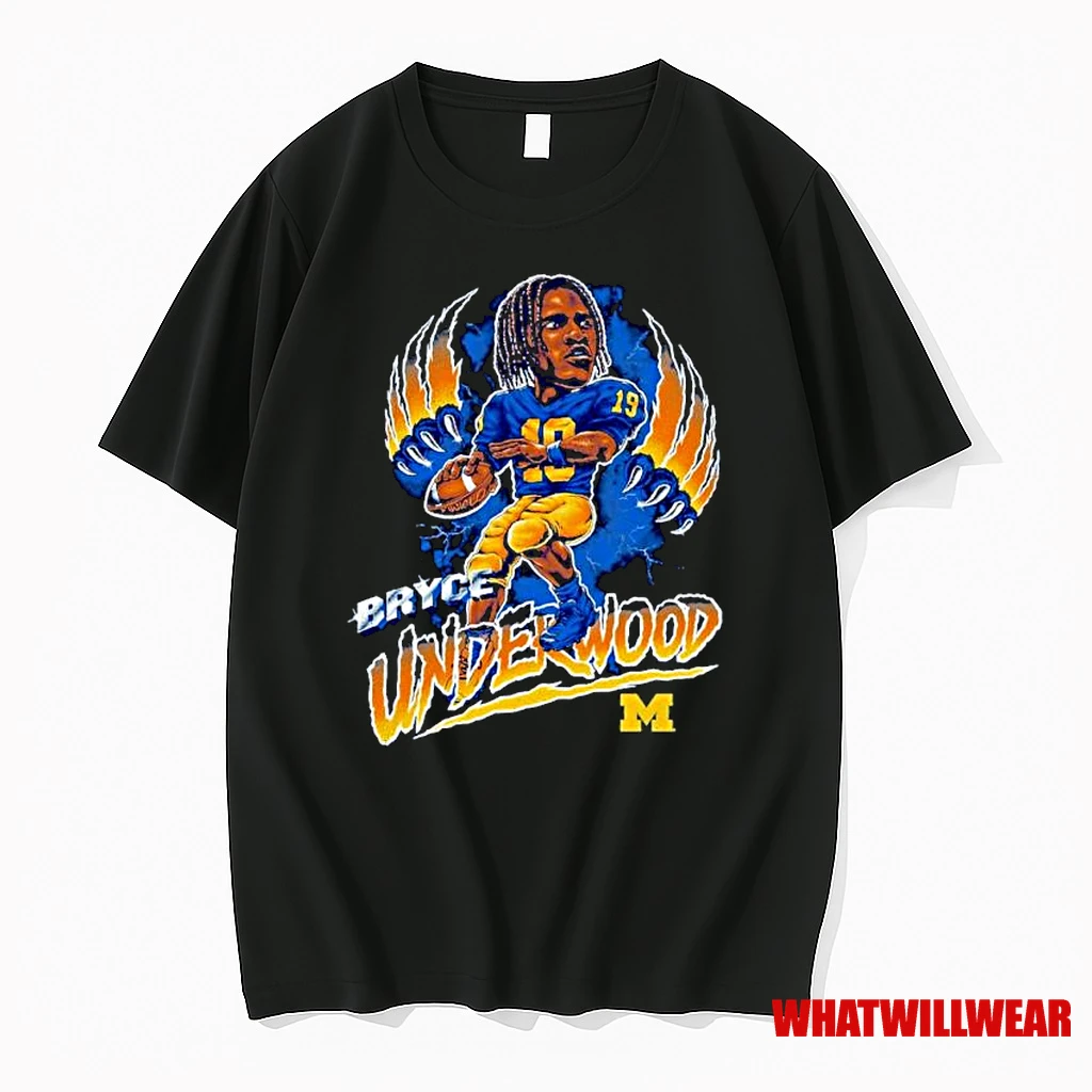 Bryce Underwood Nfl Michigan Wolverines Graphic Ornaments Shirts