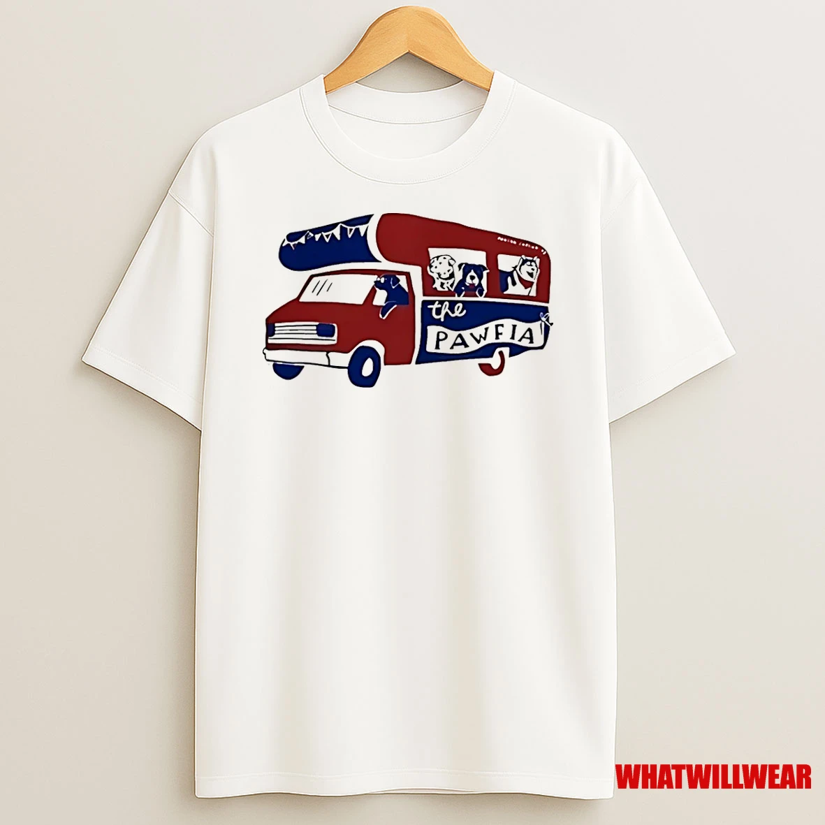Buffalo Bills Dog The Pawfia Art Shirts