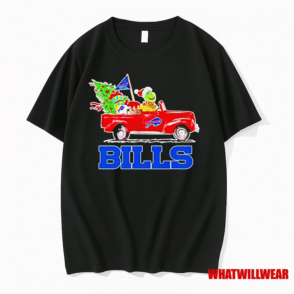 Buffalo Bills Grinch Driving Car Christmas Shirts