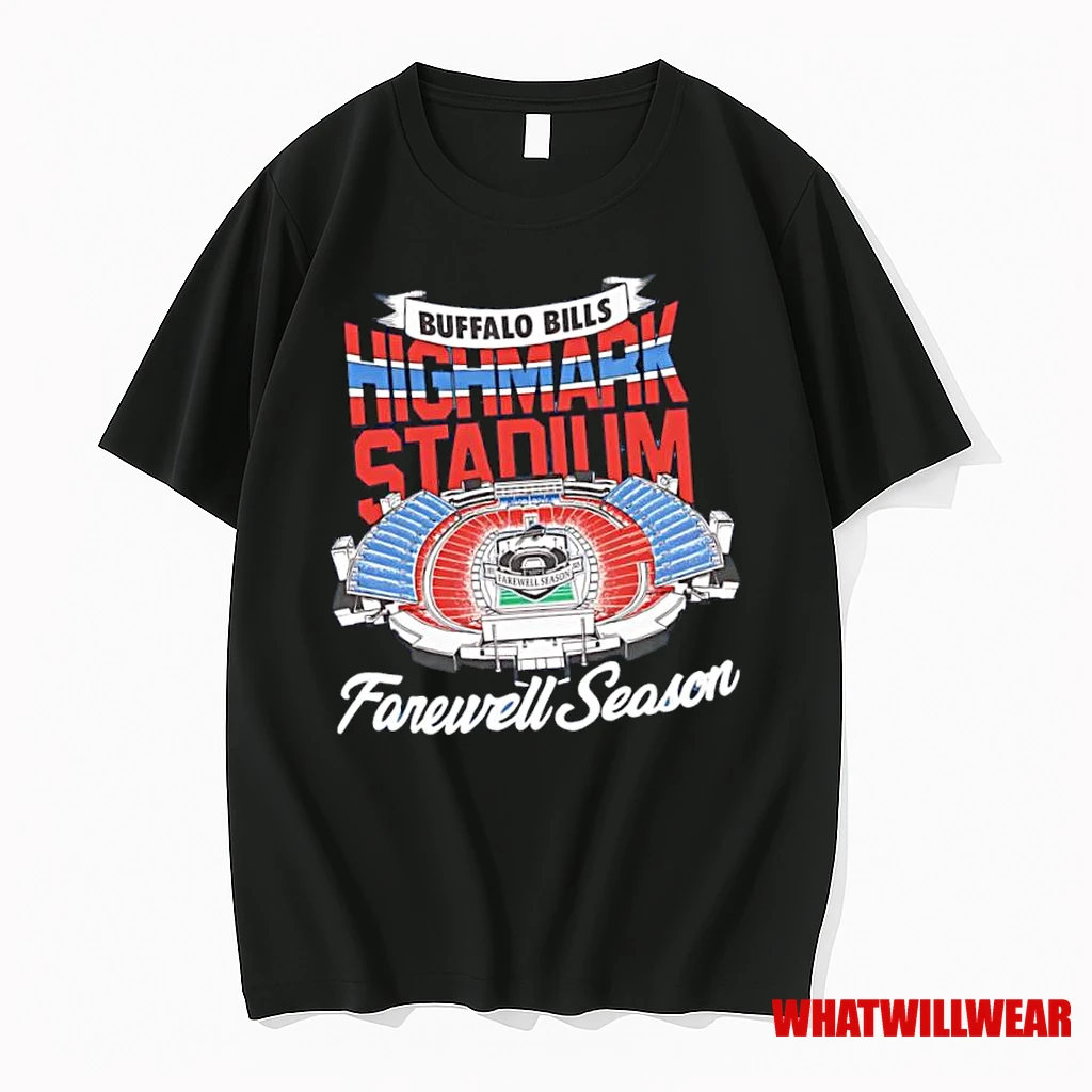 Buffalo Bills Highmark Stadium Farewell Season Graphic Shirts