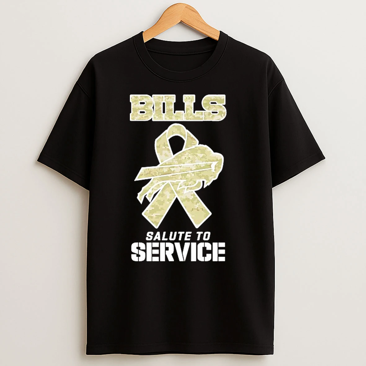 Buffalo Bills Salute To Service Camouflage Awareness T Shirts