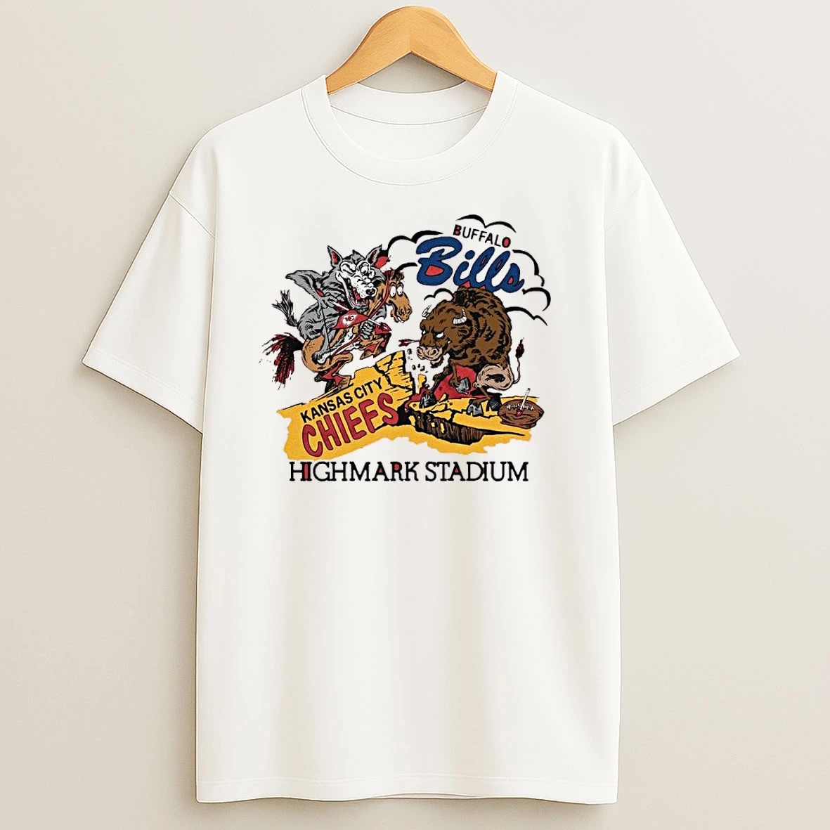 Buffalo Bills Vs Kansas City Chiefs 2025 Match Up T Shirts