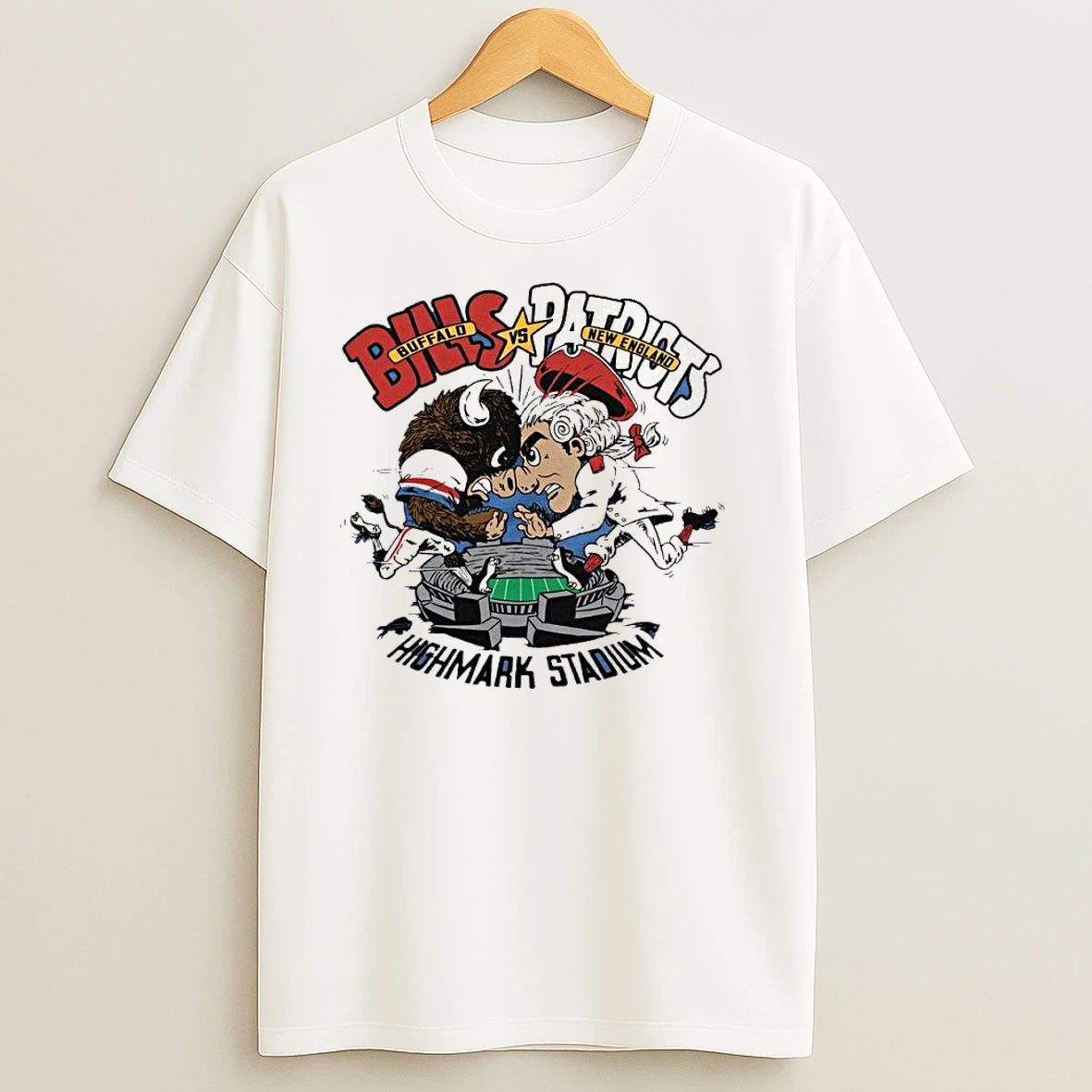 Buffalo Bills Vs New England Patriots 2025 Match Up T Shirts