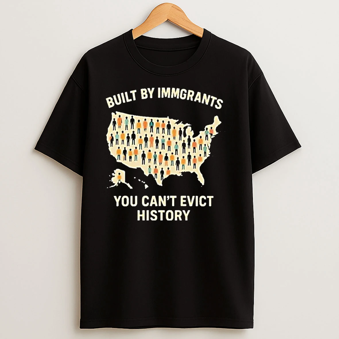 Built By Immigrants You Cant Evict History Ornaments T Shirts