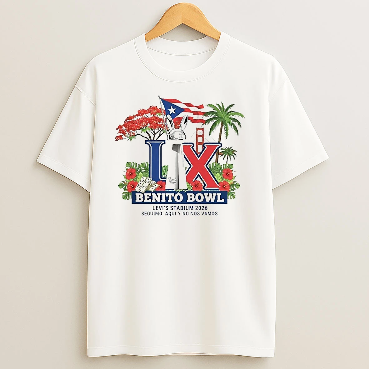 Bunny Benito Bowl Lix Levis Stadium 2026 T Shirts