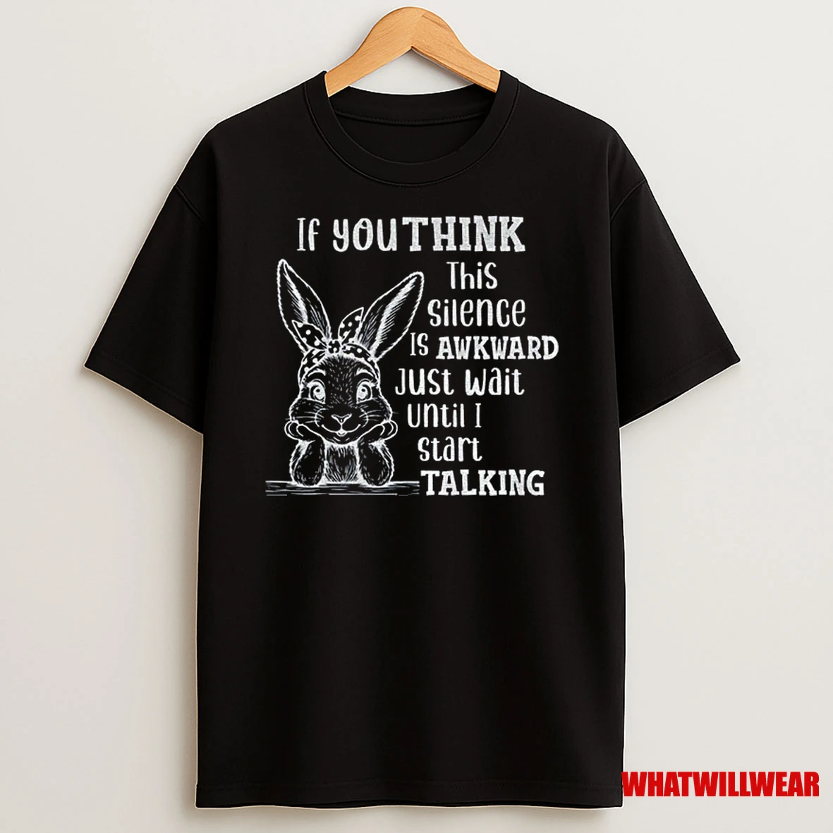 Bunny Im Not Much Of A Rise And Shine Person Shirts