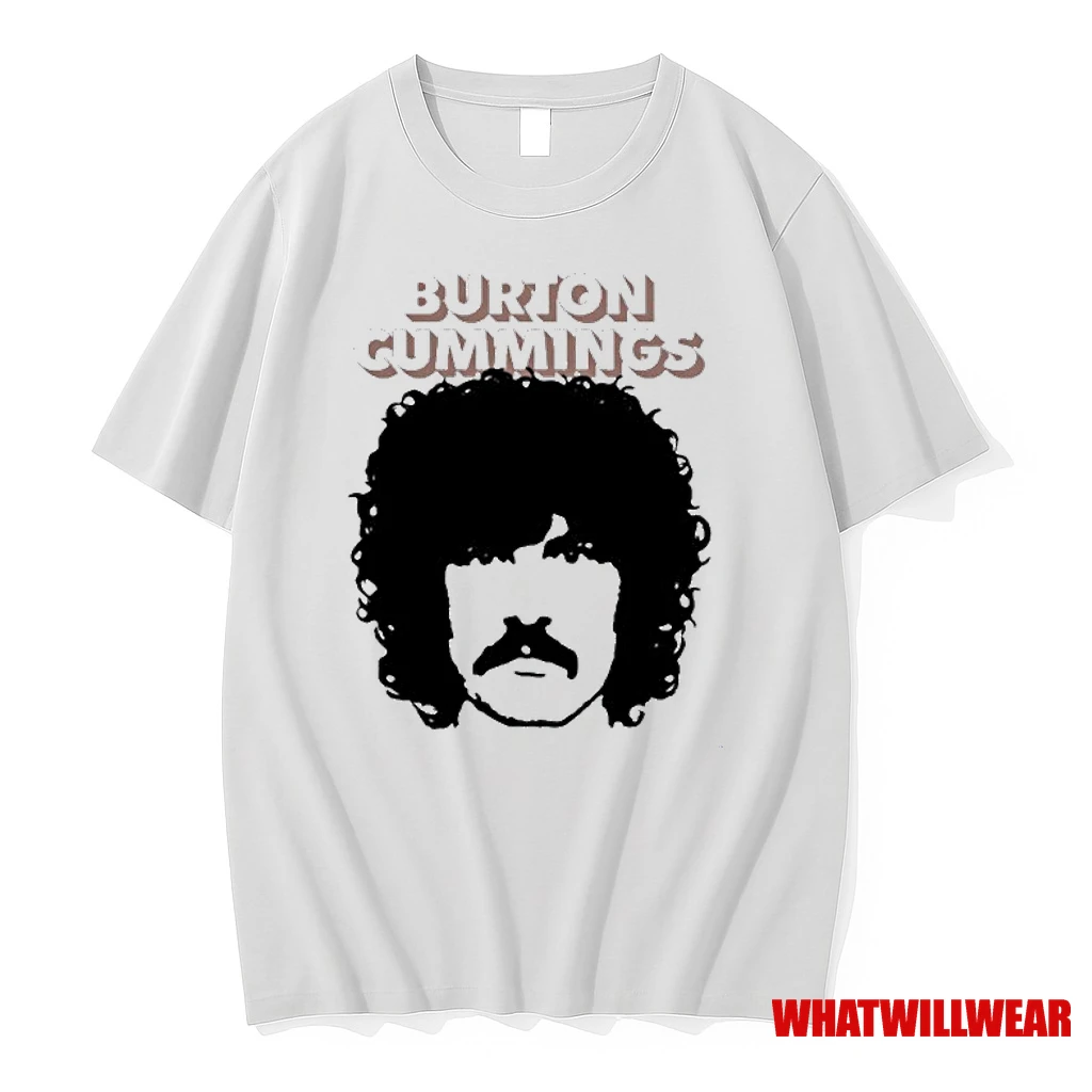 Burton Cummings Portrait Face Shirts