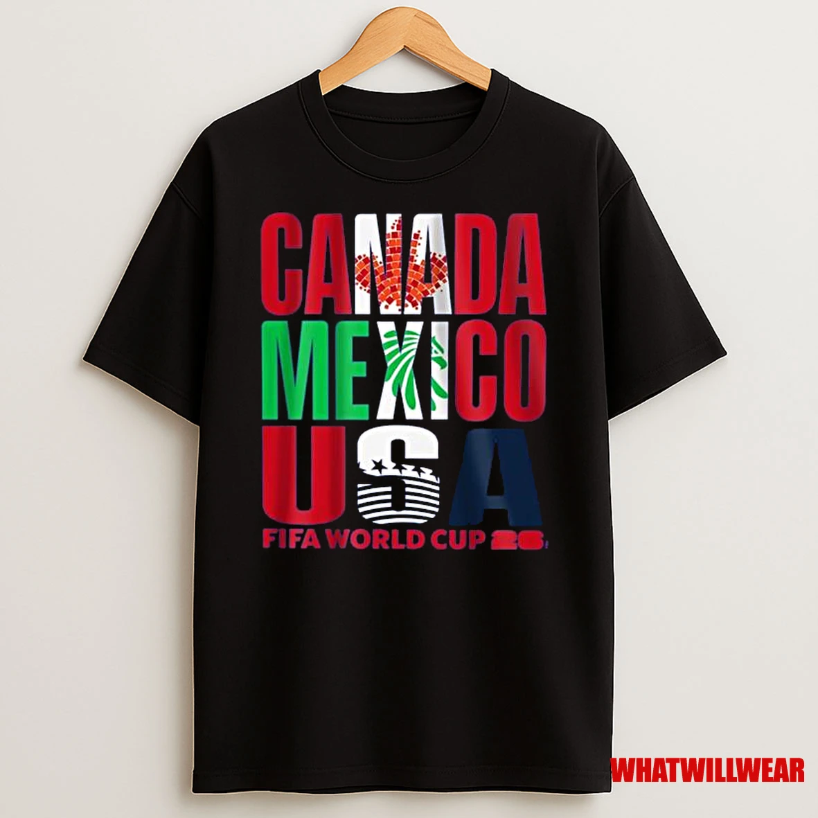 Canna Mexico Usa Fifa World Cup 2026 Host Graphic Shirts