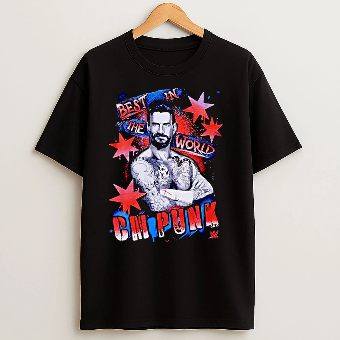 Cm Punk Wwe Portrait Ornaments T Shirts