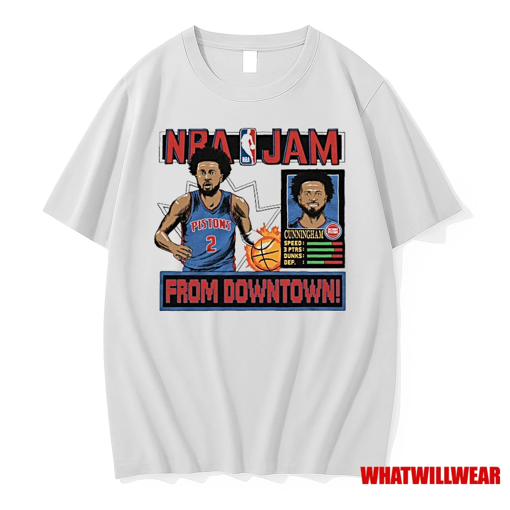 Cade Cunningham Detroit Pistons Nba Jam Expansion 2 0 Tri Blend Shirts