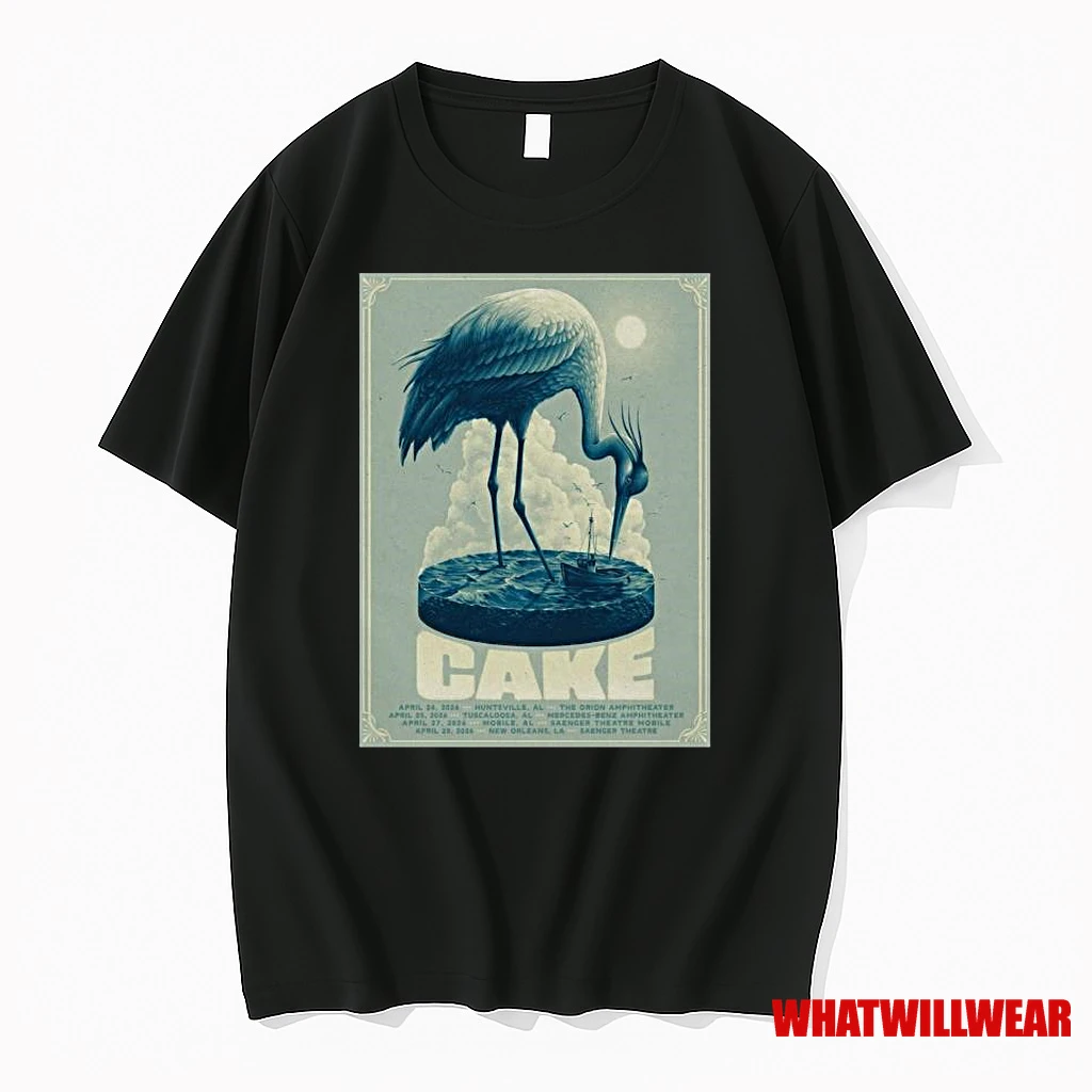 Cake Band Show Alabama Louisiana April 2026 Shirts
