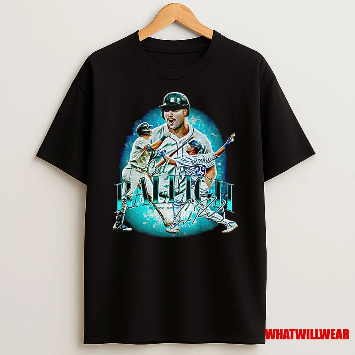Cal Raleigh Seattle Mariners Baseball Player Signature Shirts