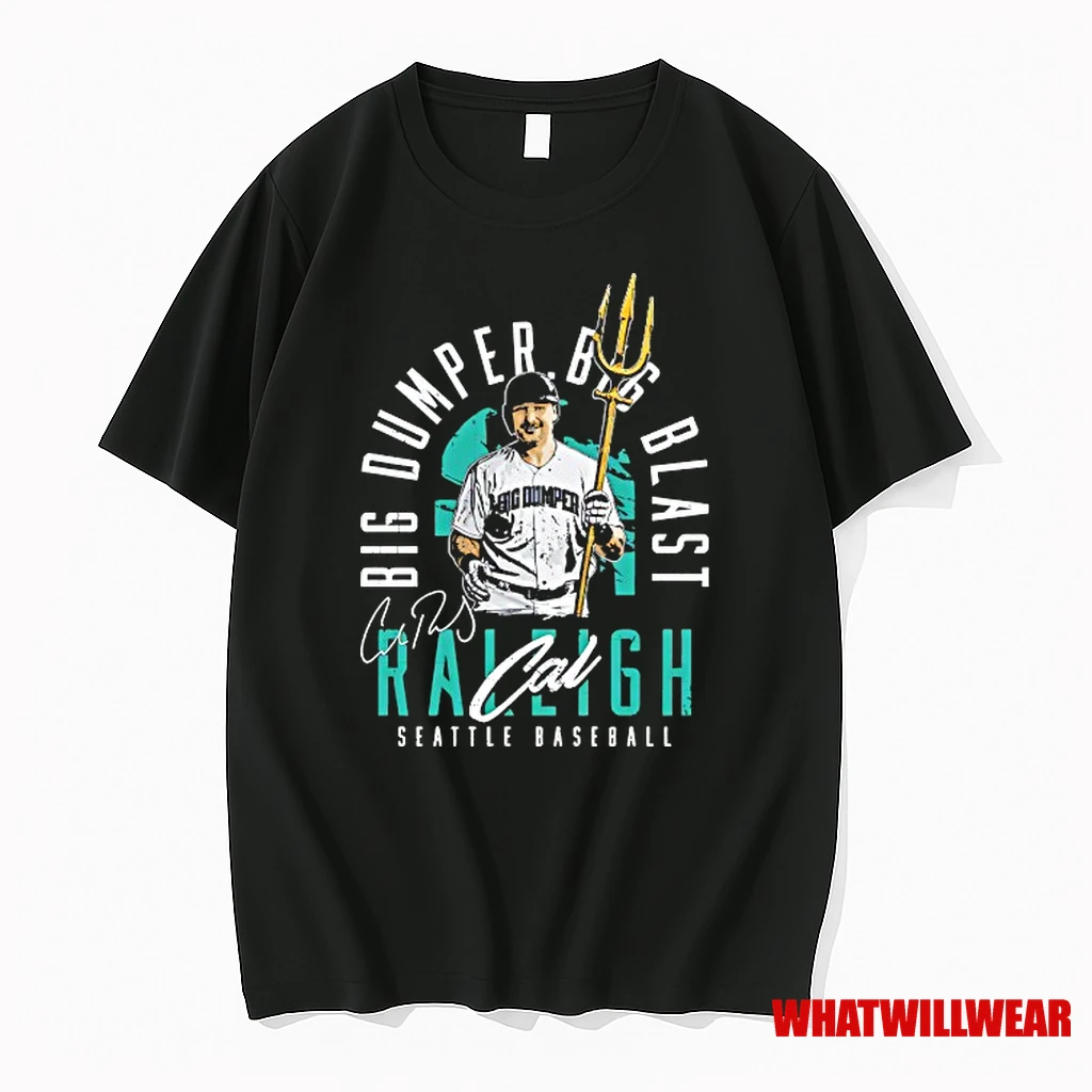 Cal Raleigh Big Dumper Big Blast Seattle Mariners Baseball Shirts