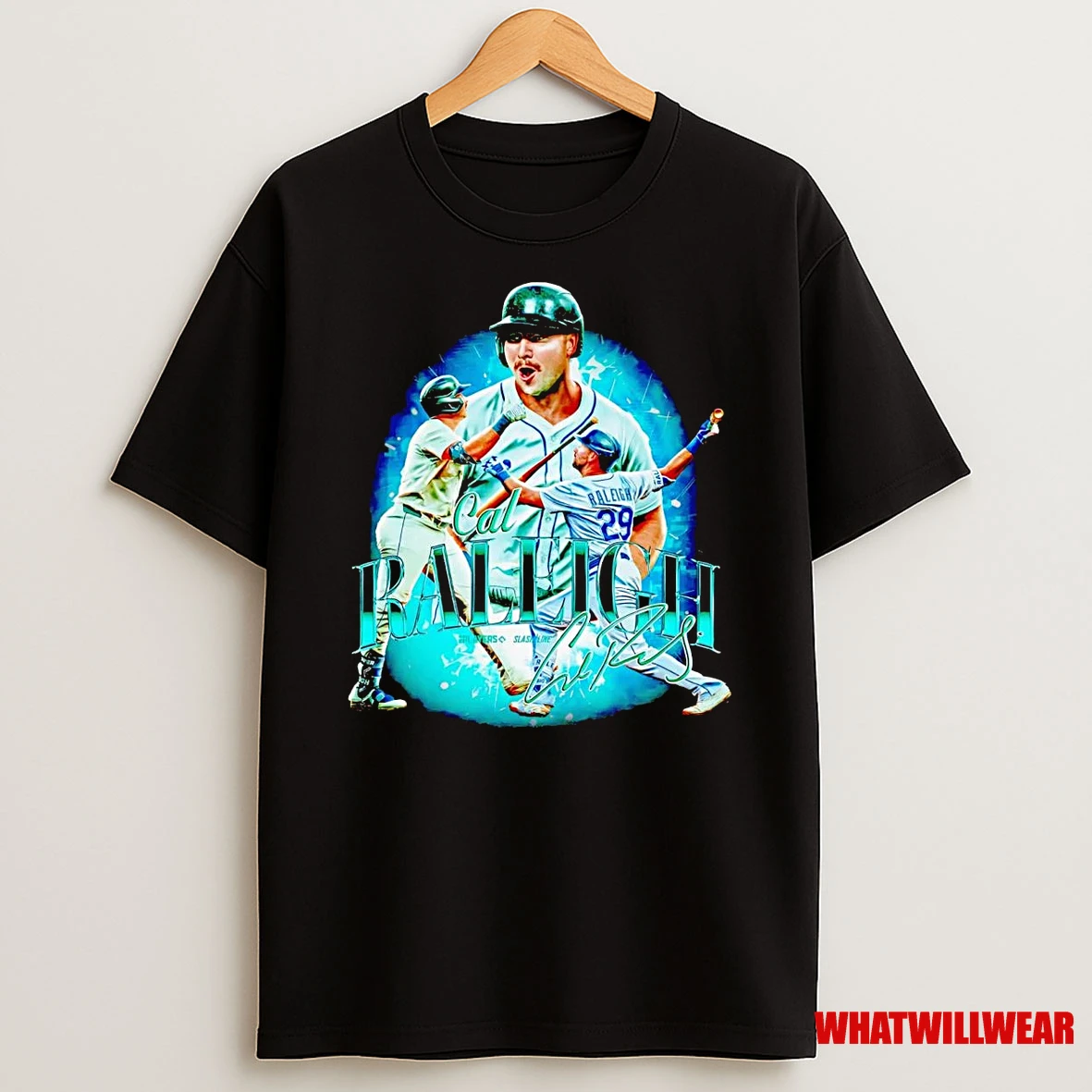Cal Raleigh Picture Collage Seattle Mariners Shirts