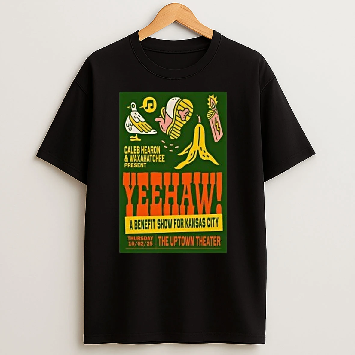 Caleb Hearon And Waxahatchee 10 2 2025 Kansas City Mo Shirts
