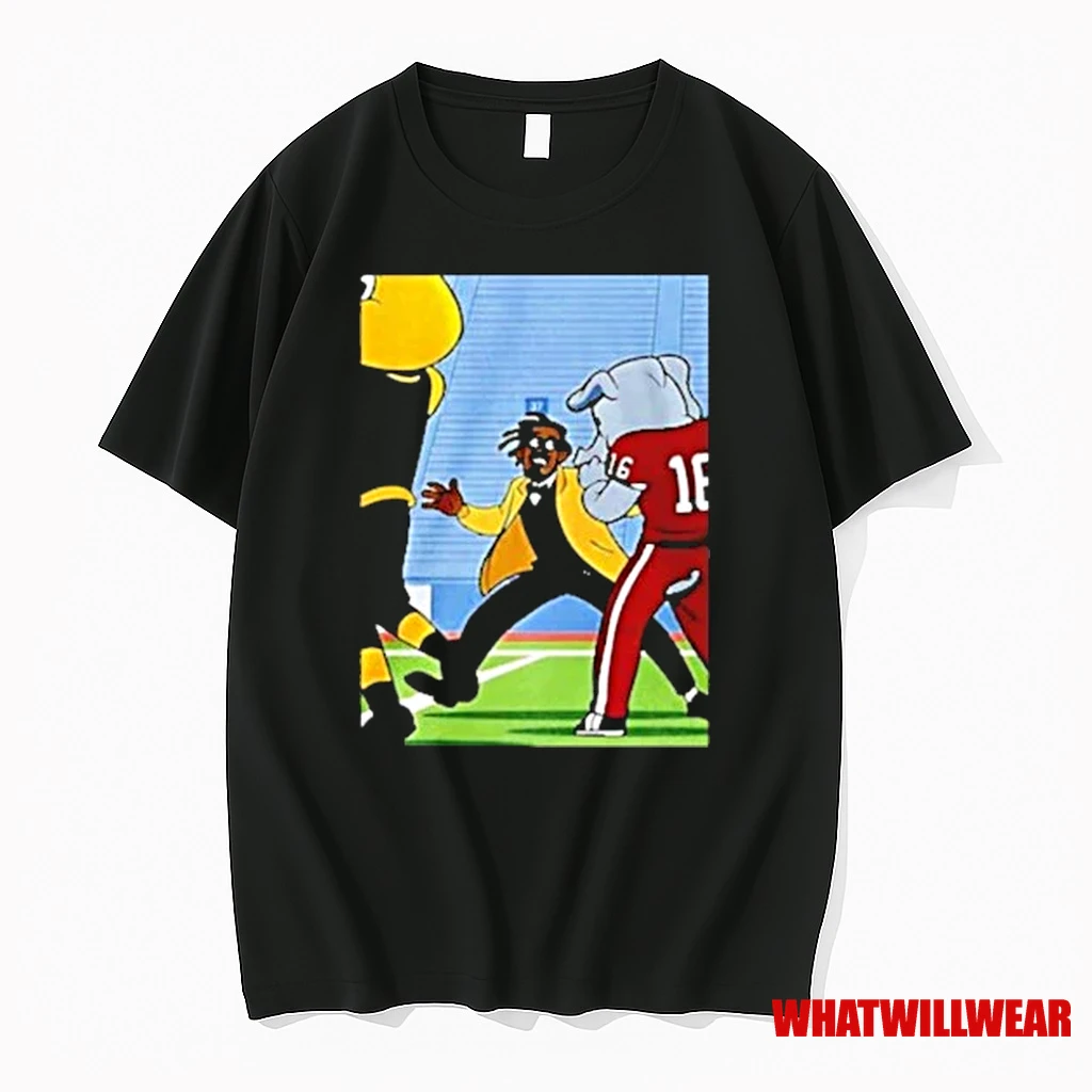 Cam Newton Slap Alabama Crimson Mascot Cartoon Shirts