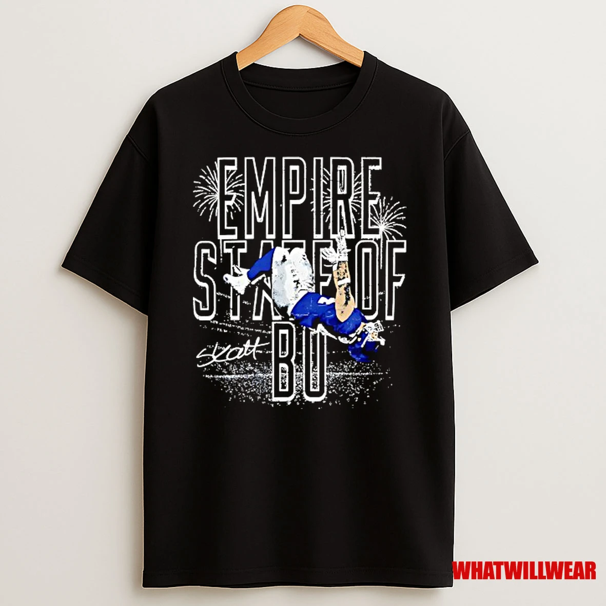 Cam Skattebo Empire State Of Bu New York Giants Football Signature Shirts