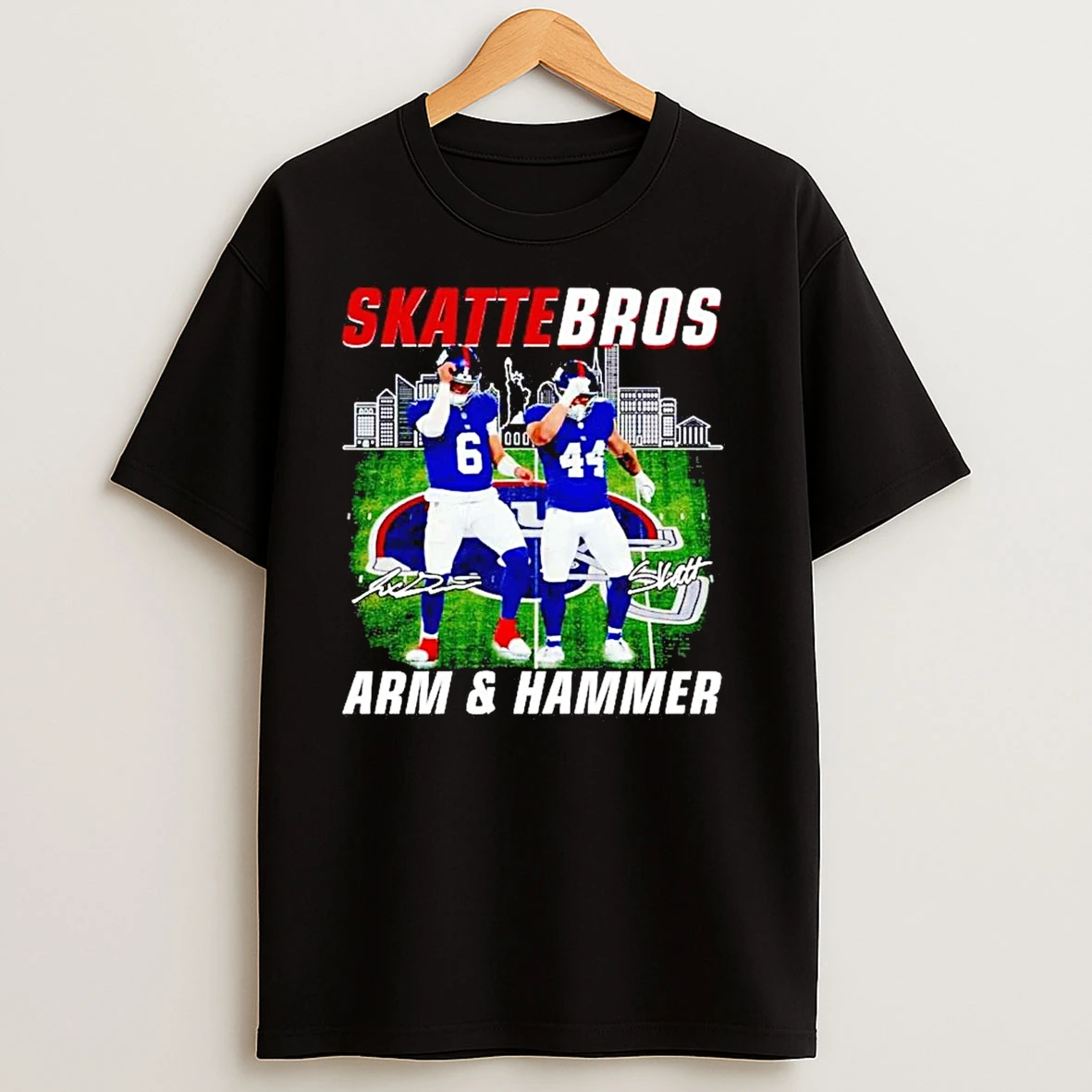 Cameron Skattebo Jaxson Dart Arm And Hammer New York Giants T Shirts