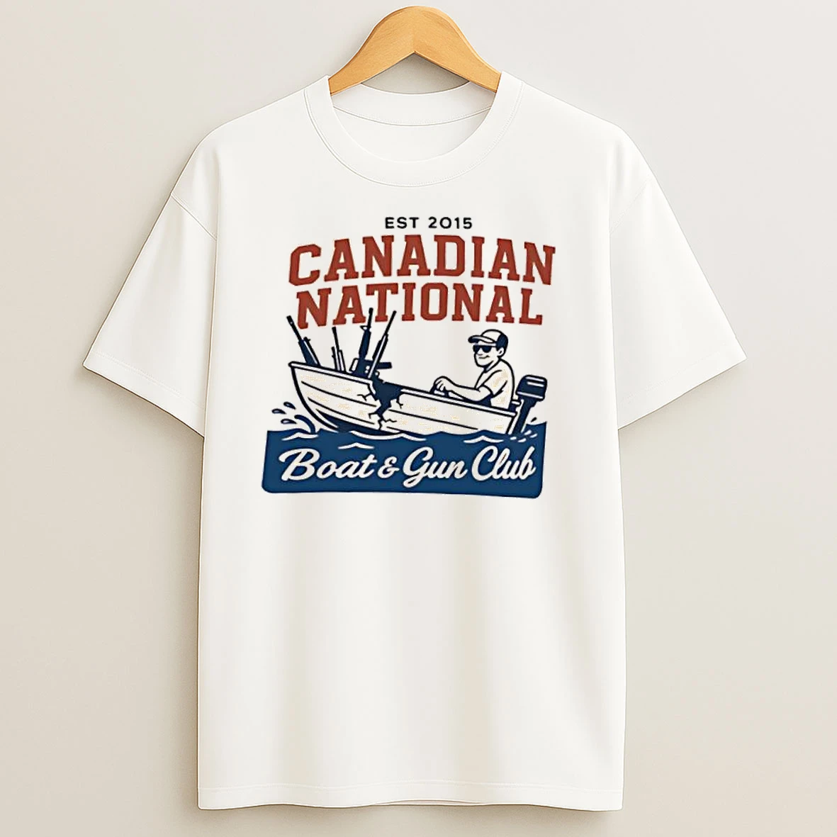 Canadian National Boat Gun Club Est 2015 T Shirts