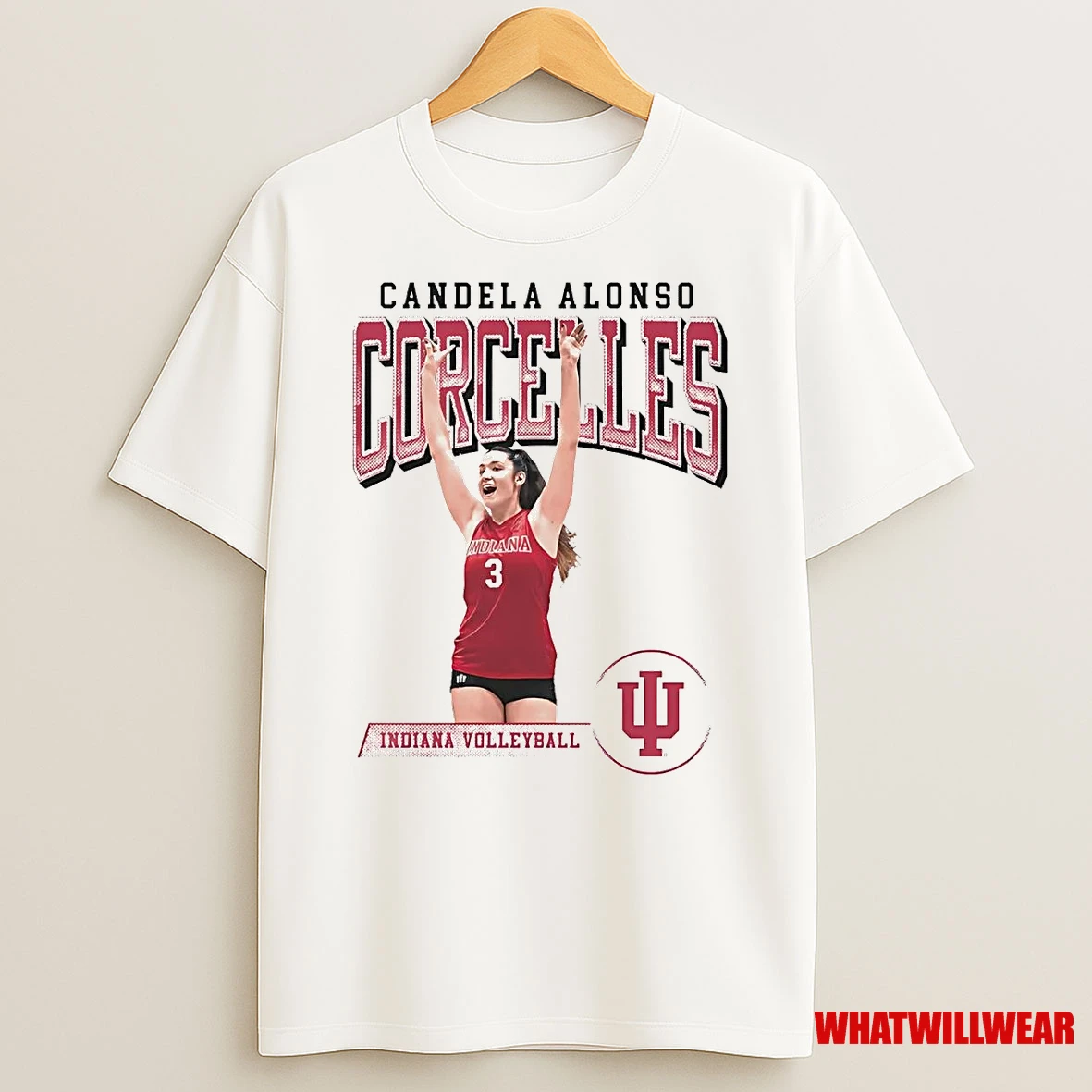 Candela Alonso Corcelles Graphic Celebration Indiana Volleyball Shirts