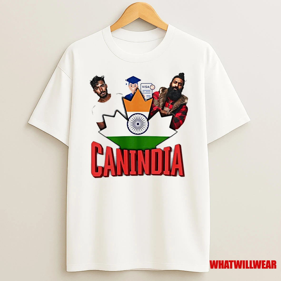 Canindia Visa Flag Shirts