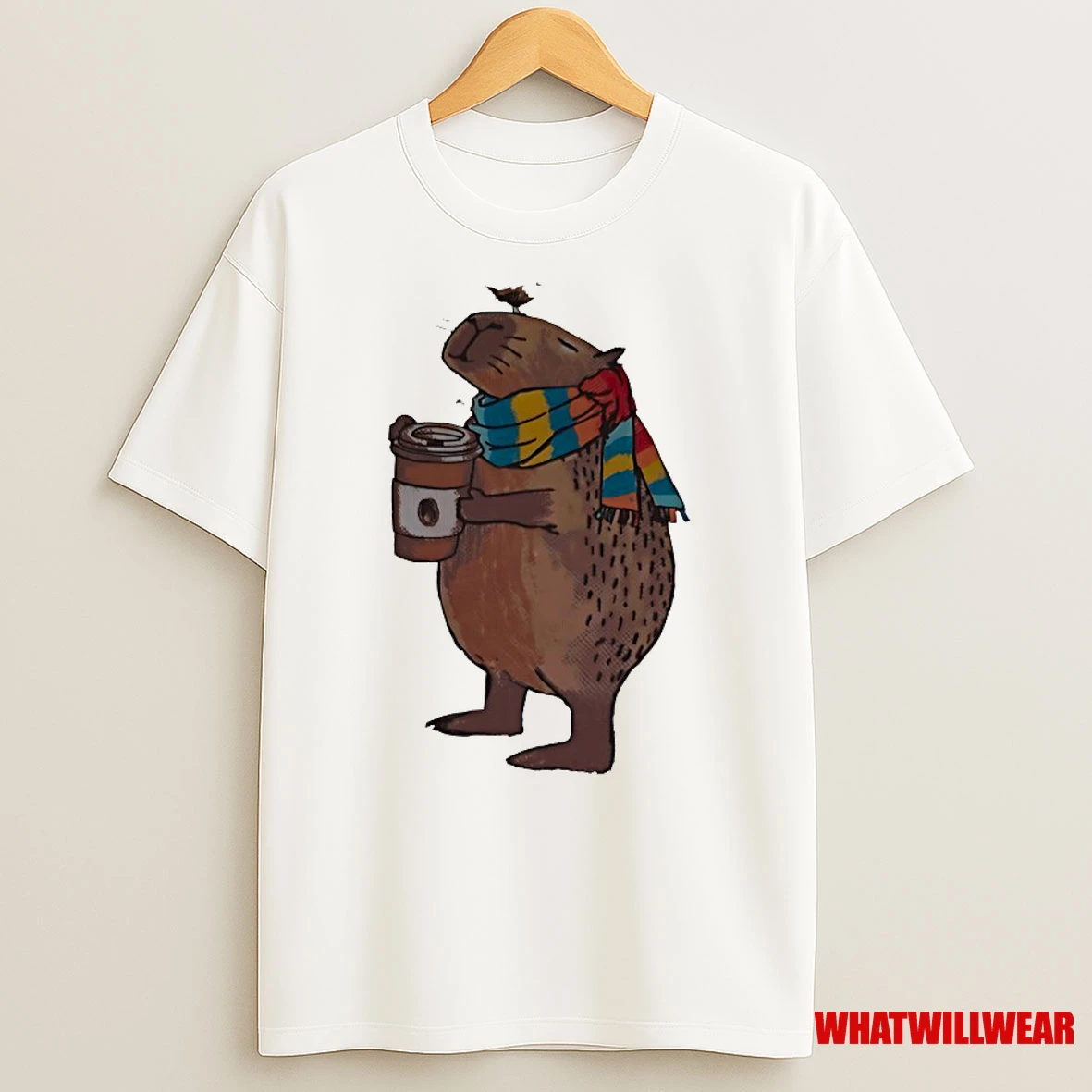 Capybara Drink Coffee Shirts
