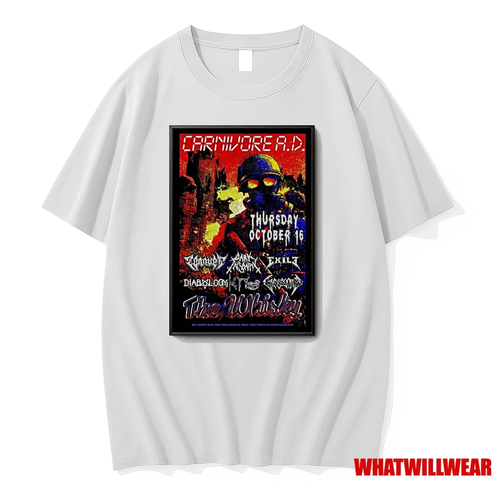 Carnivore A D Whisky A Go Go West Hollywood Ca Show 2025 Shirts