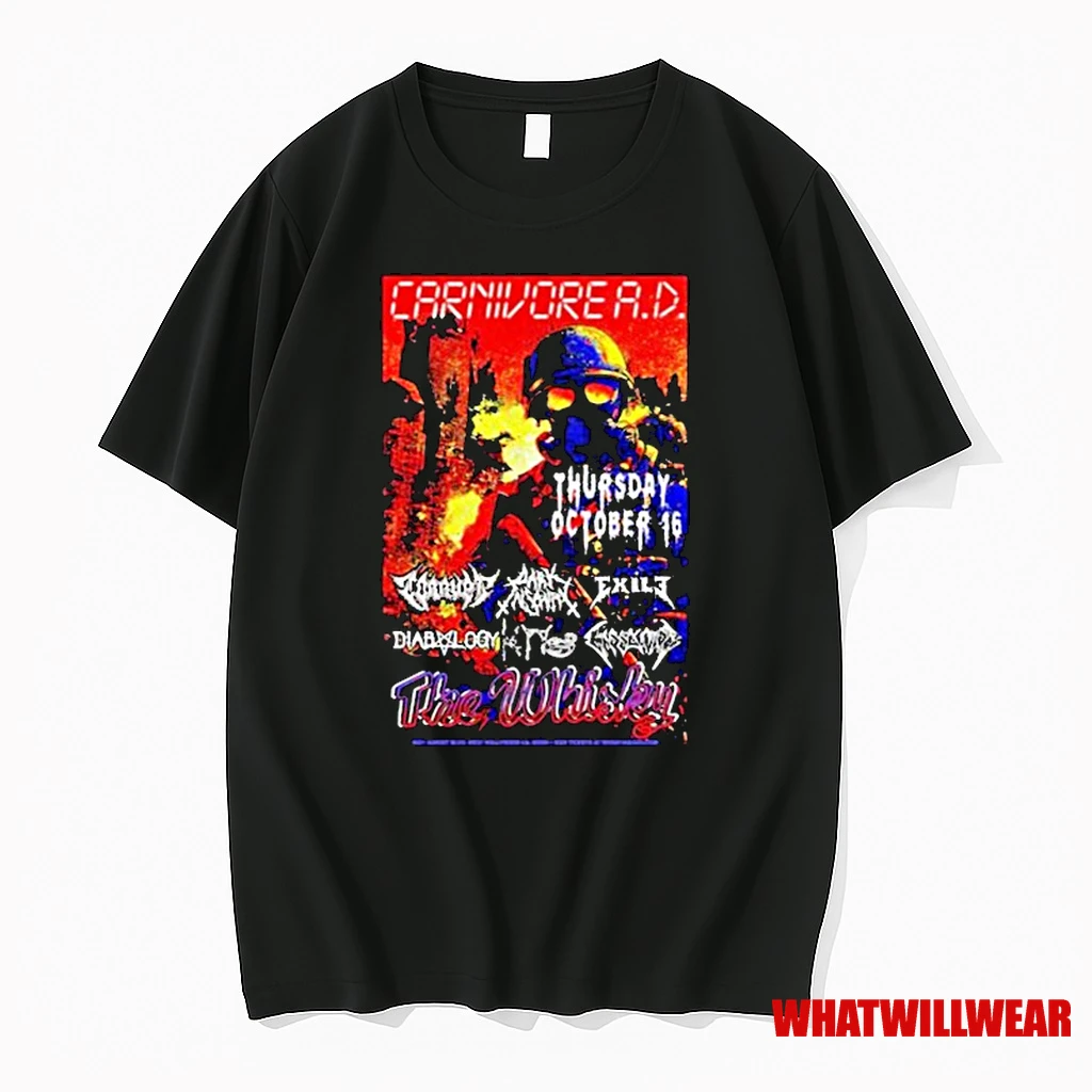 Carnivore A D October 16 2025 Whisky A Go Go West Hollywood Ca Shirts