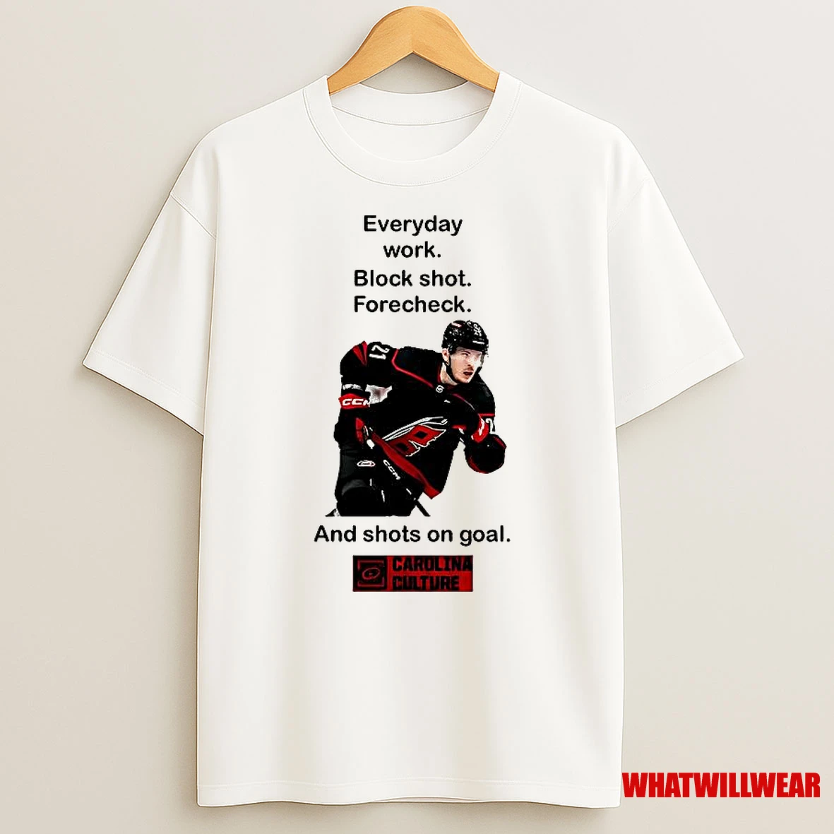 Carolina Culture Everyday Work Block Shot Forecheck Shirts