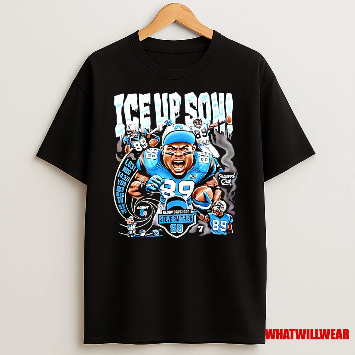 Carolina Panthers Steve Smith Sr Ice Up Son Shirts