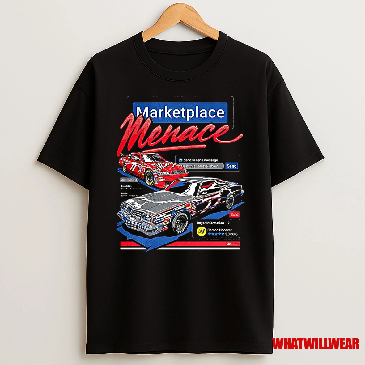 Carson Hocevar Marketplace Menace 2025 Shirts