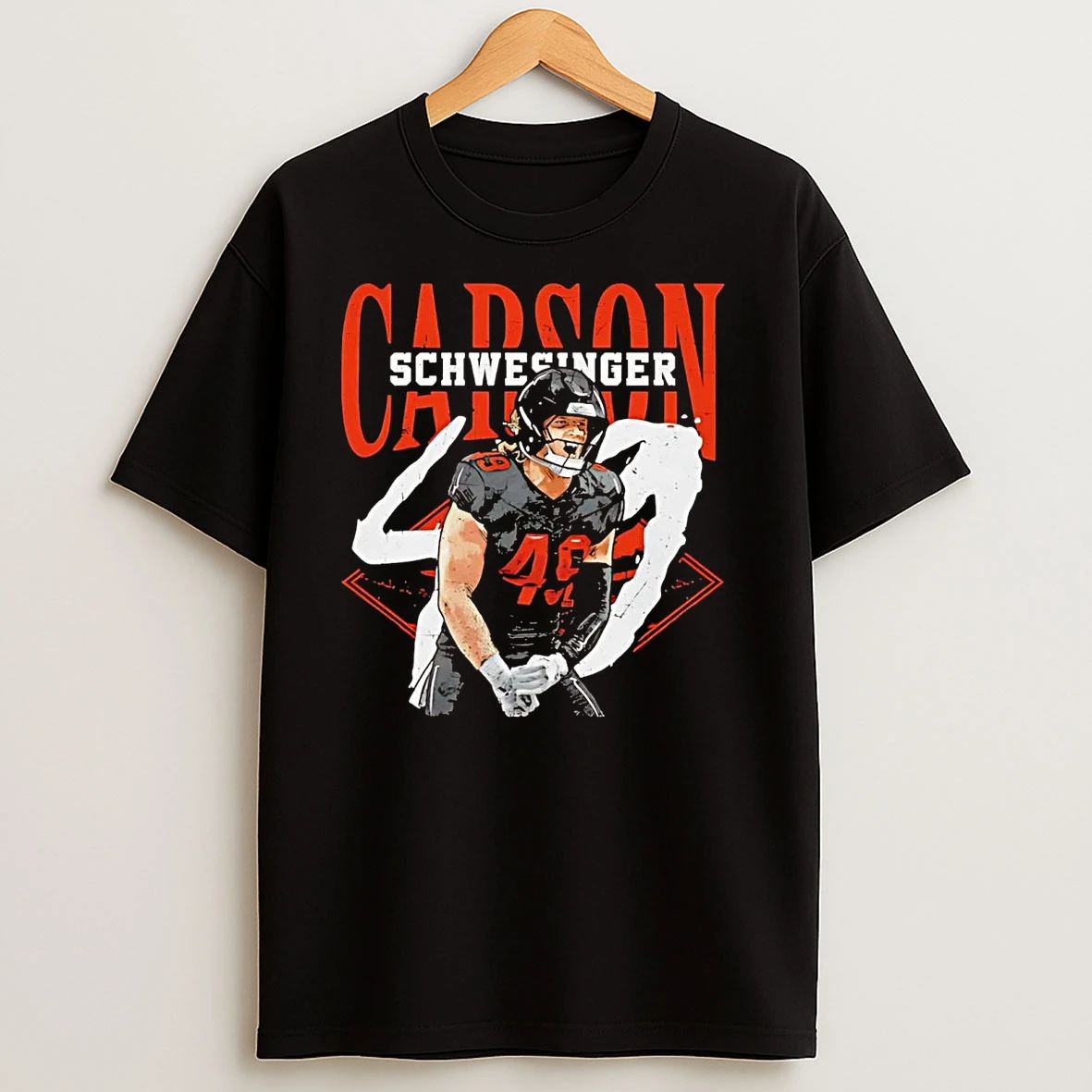 Carson Schwesinger Screaming Cleveland Browns T Shirts