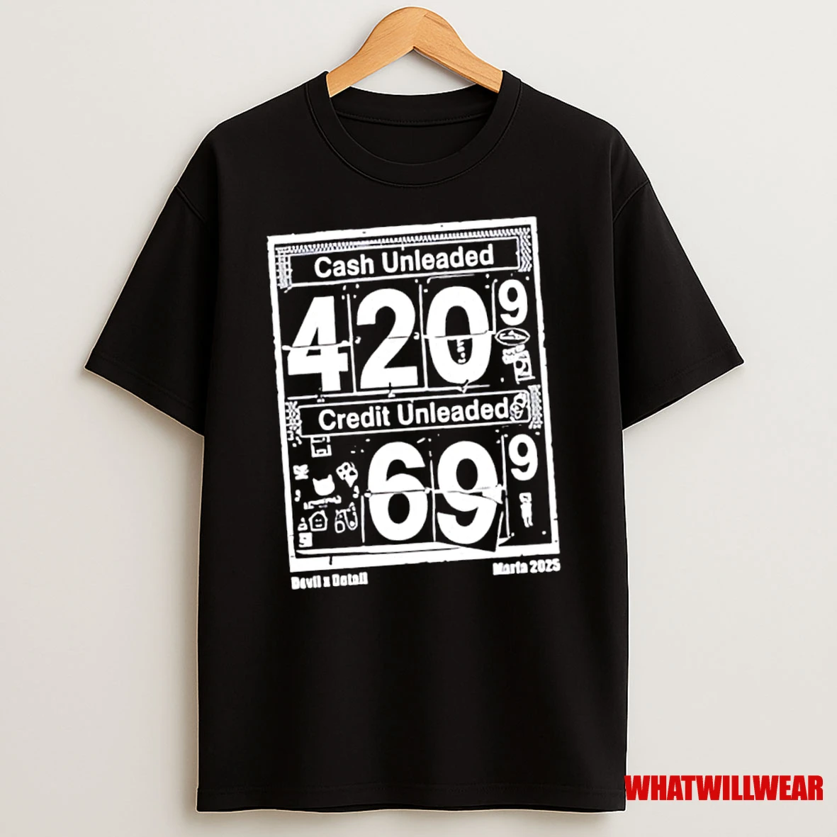 Cash Unleaded Credit Unleaded Devil X Detail Marta 2025 Shirts