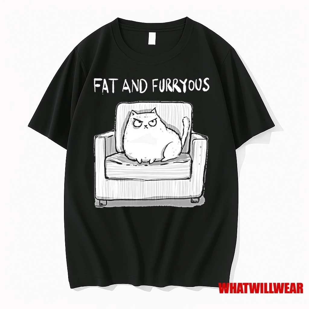 Cat Fat And Furrous Ornaments Shirts
