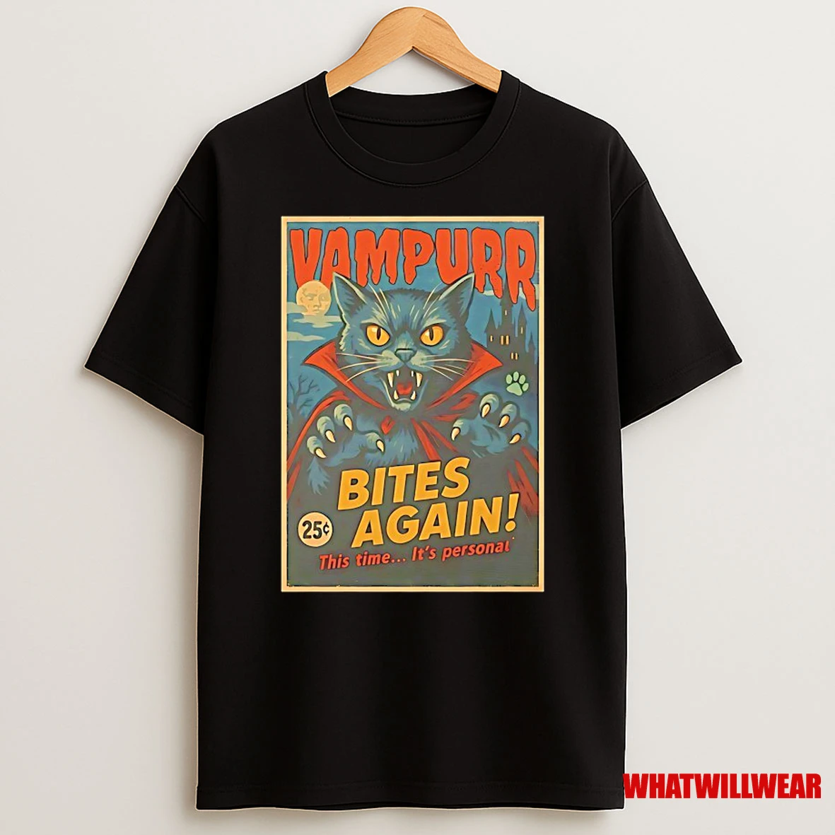 Cat Vampurr Bites Again This Time Its Personal Halloween Shirts
