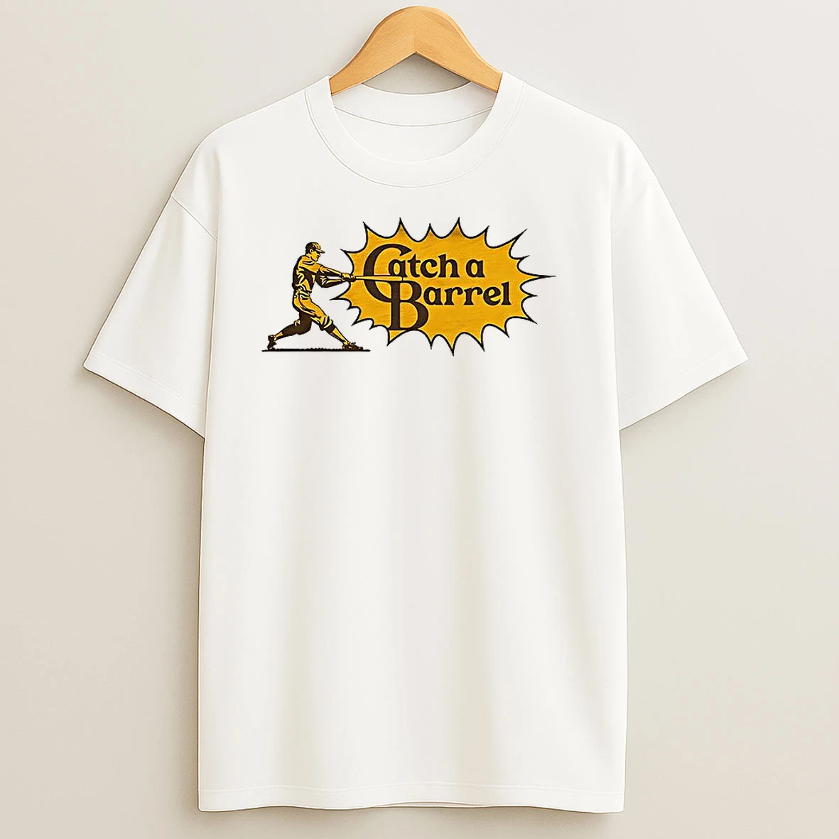 Catch A Barrel Baseball T Shirts