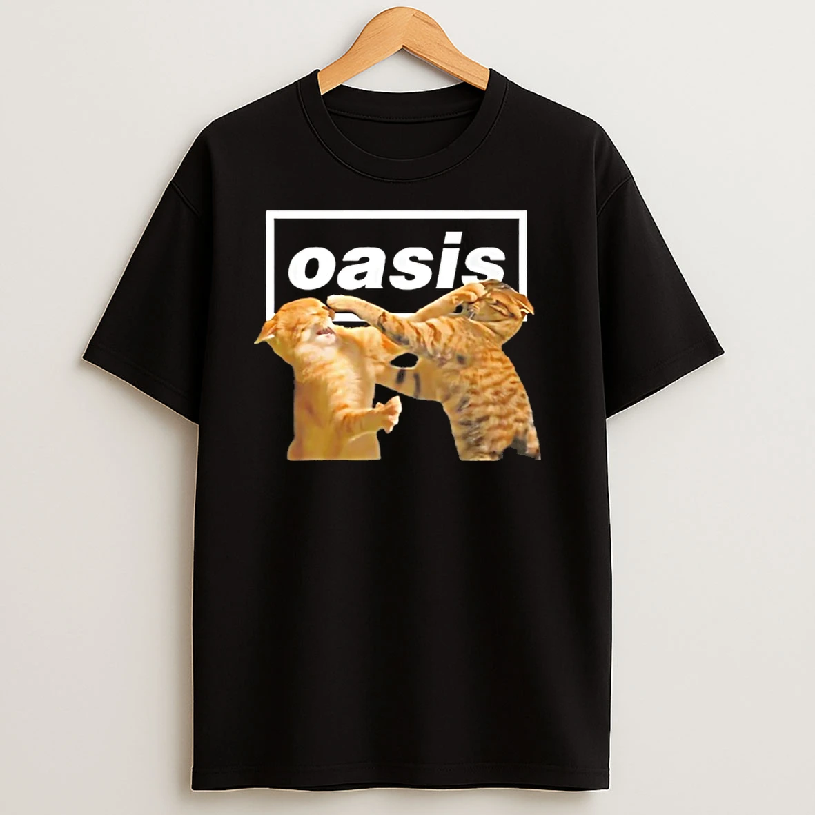 Cats Fight Oasis T Shirts