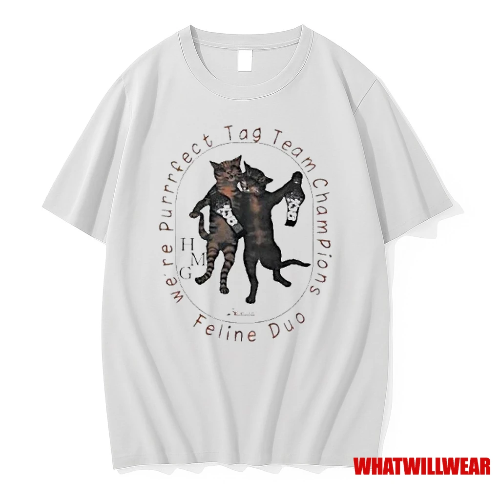 Cats Were Purrrfact Tag Team Champions Shirts