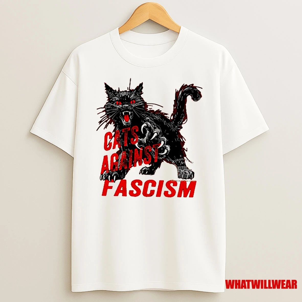Cats Against Fascism Shirts