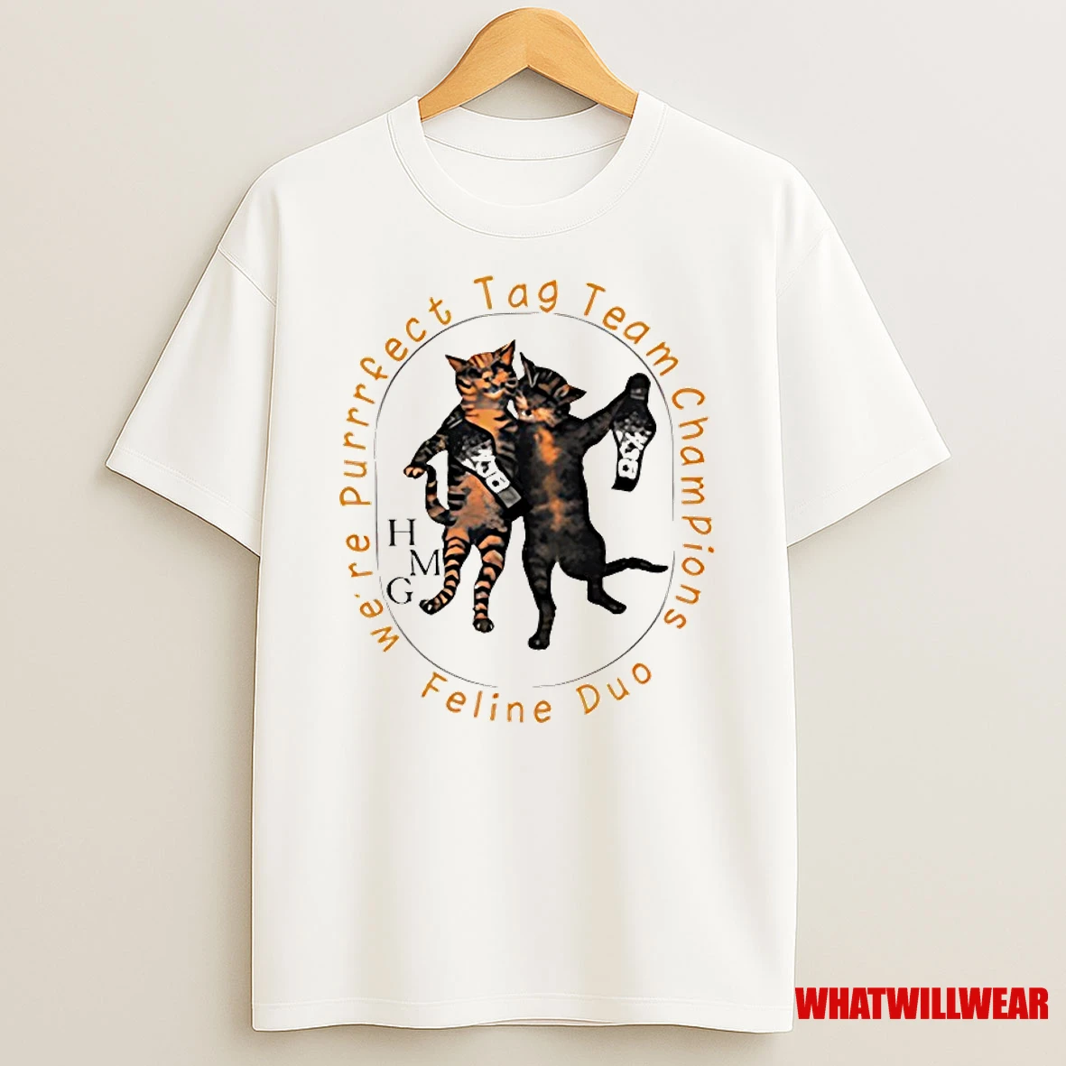 Cats Were Purrfect Tag Team Champions Feline Duo Shirts