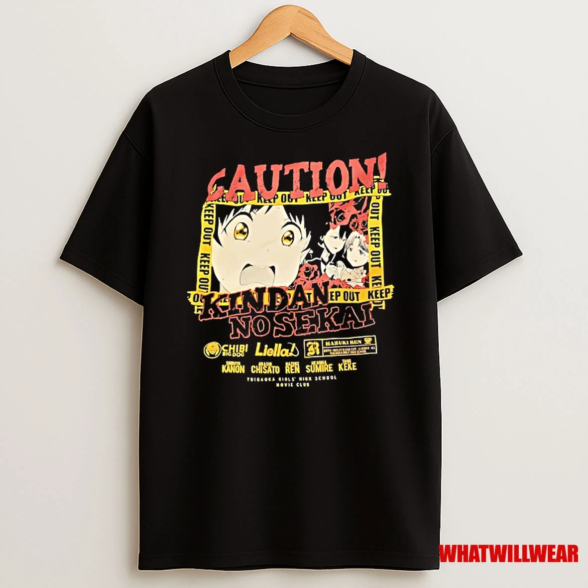 Caution Kindan No Sekai Yuigaoka Girls High School Movie Club Anime Shirts